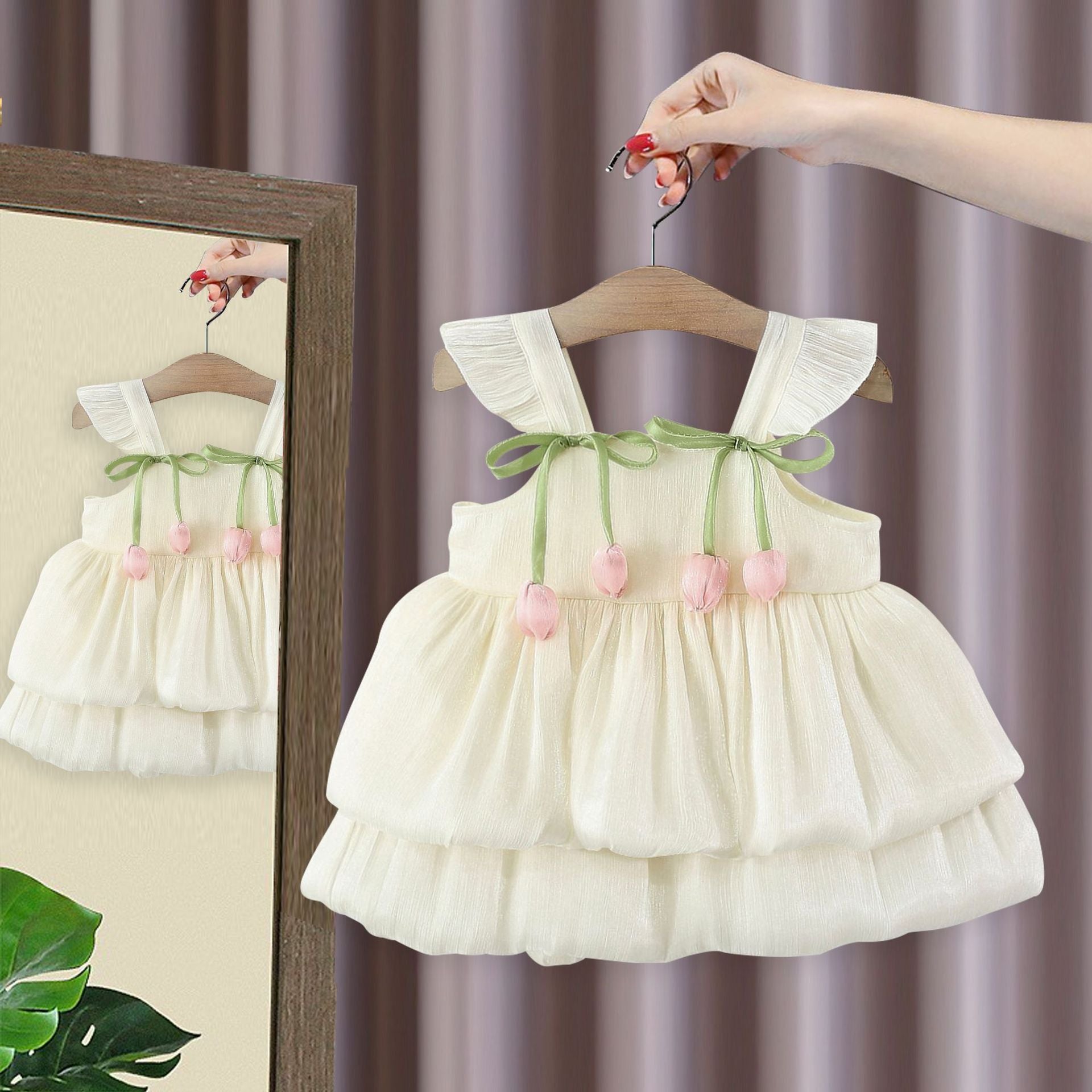 Robe princesse douce de style coréen pour enfants