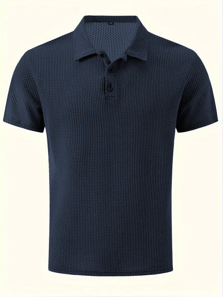 Chemise Homme Collier Été Couleur Unie
