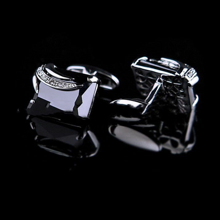 Angel Zircon Verre Cristal Boutons de manchette Boutons de manchette