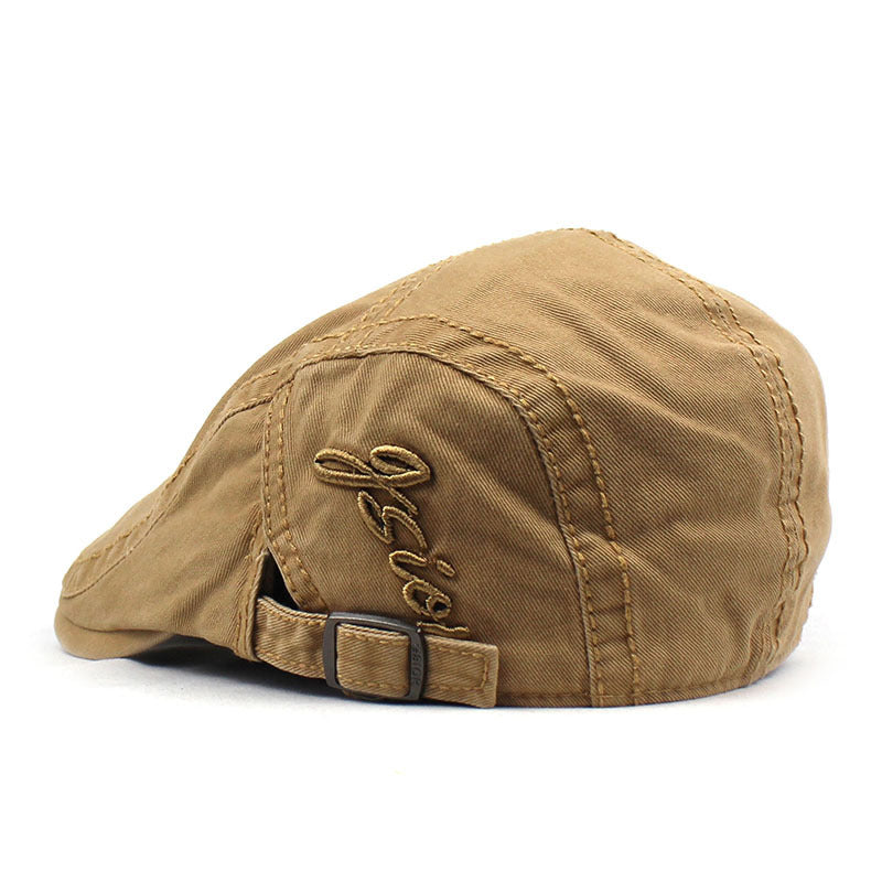 Bouchon casual pour hommes de béret brodé