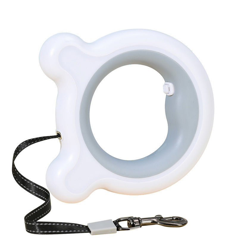 Pet laisse extérieure en plastique gris