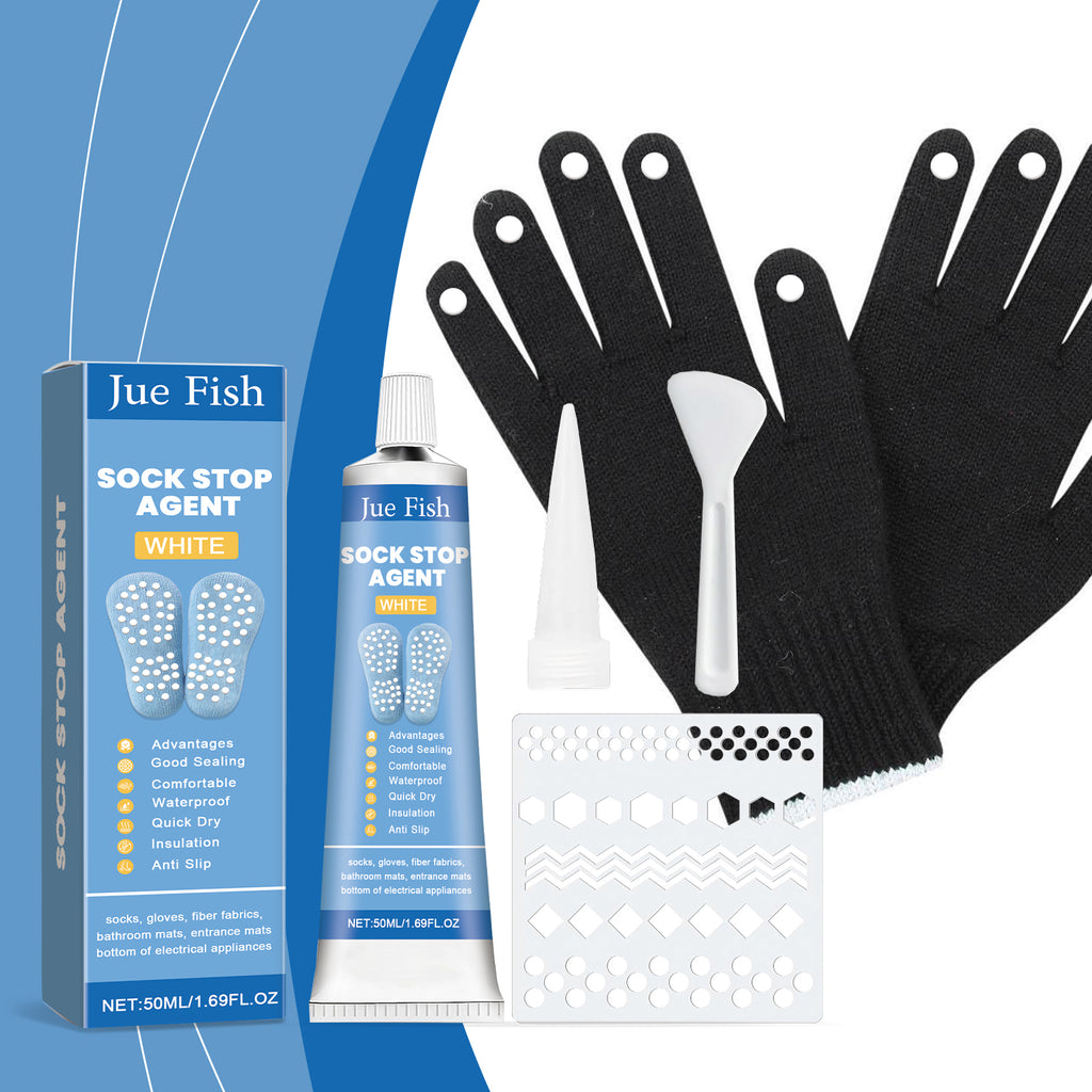 Ensemble adhésif antidérapant de chaussettes 1 Set1box