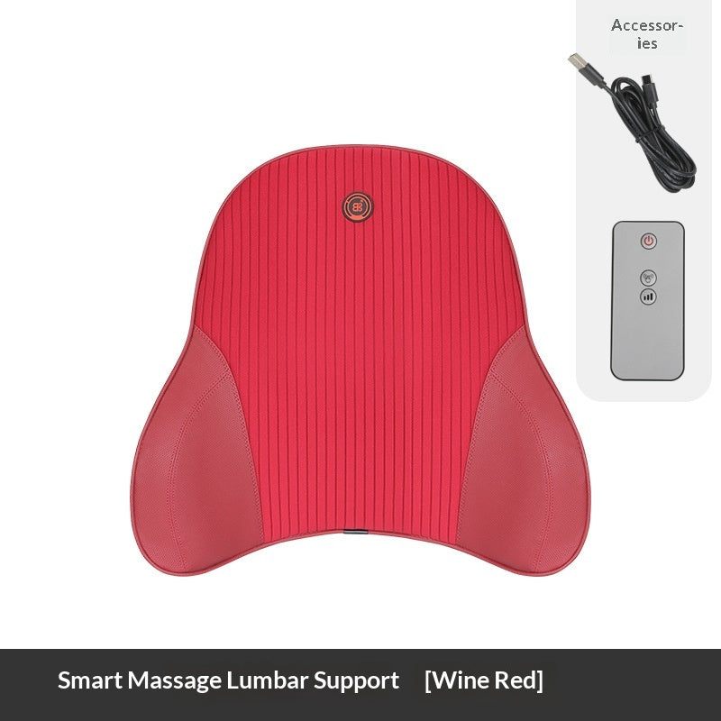 Accoudoir de voiture Massage électrique Lombaire Support Coussin