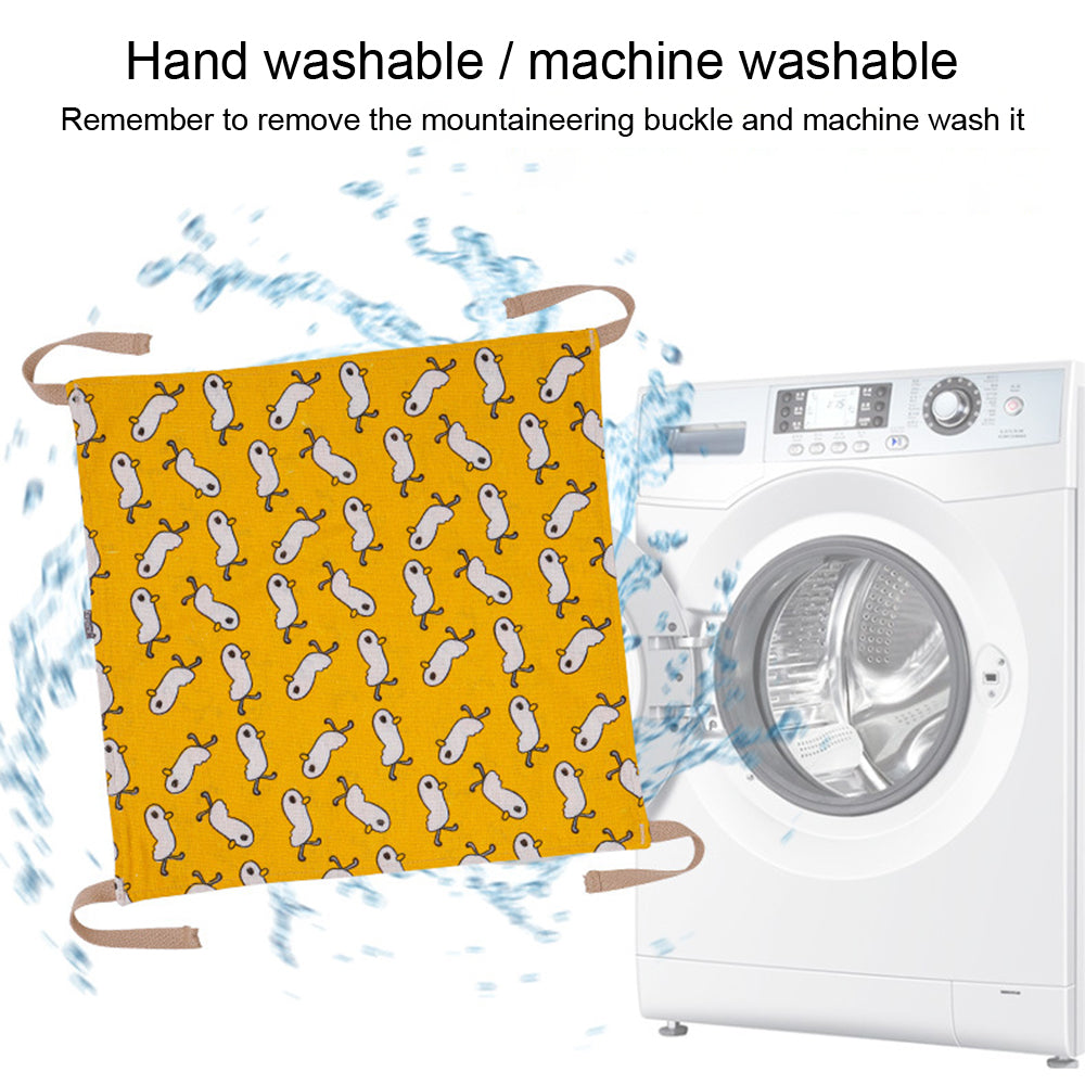 Cat respirant coton lin Hammock résistant à l'usure multicolore Cat Cage Lit suspendu Soft Wi