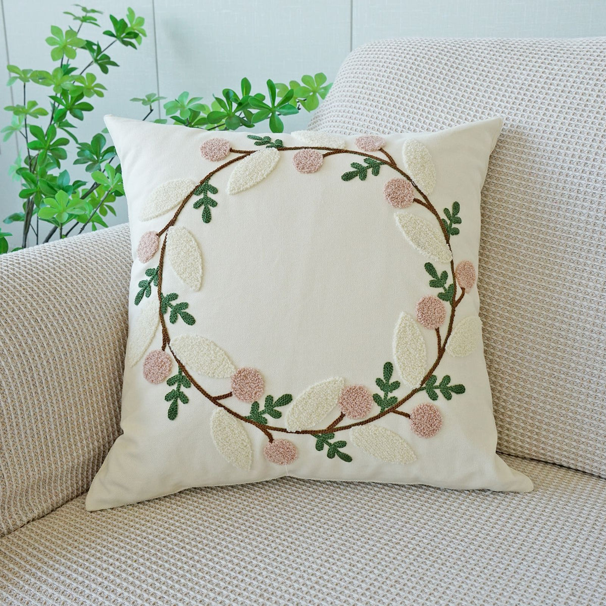 Sofa Cushion Throw Pillow Cushion Pastoral Floral Creative