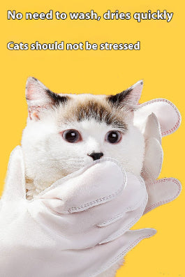 Fournitures jetables de bain Wipes humides pour les gants jetables pour animaux