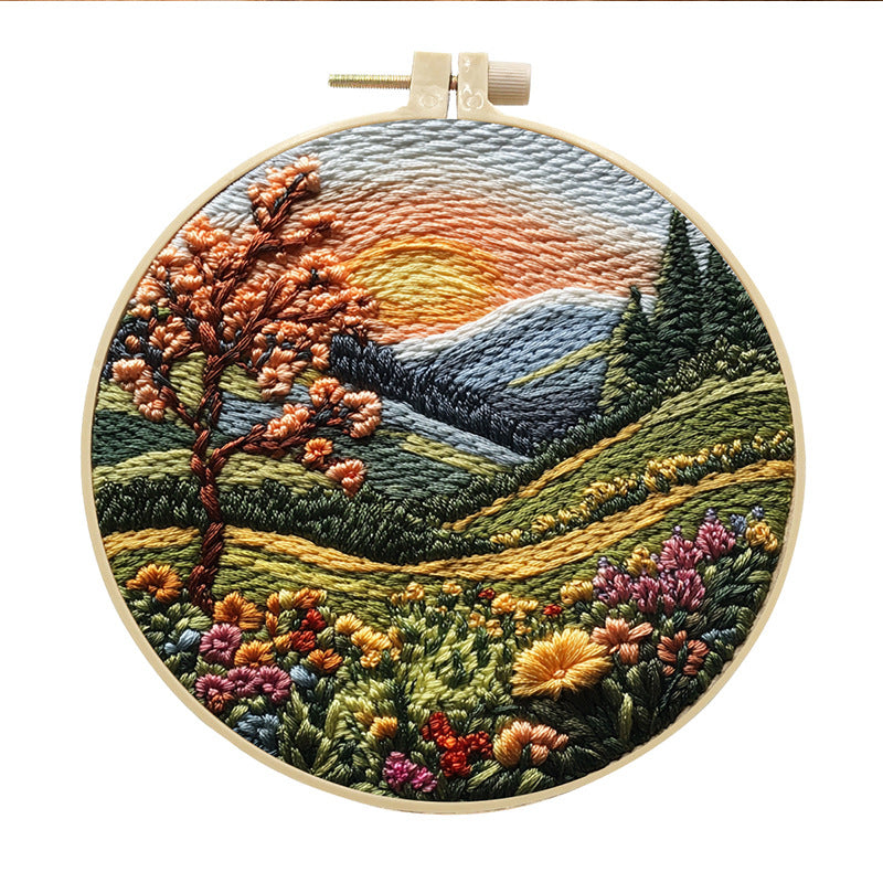 Broderie Diy Cloth Art Matériau Kit