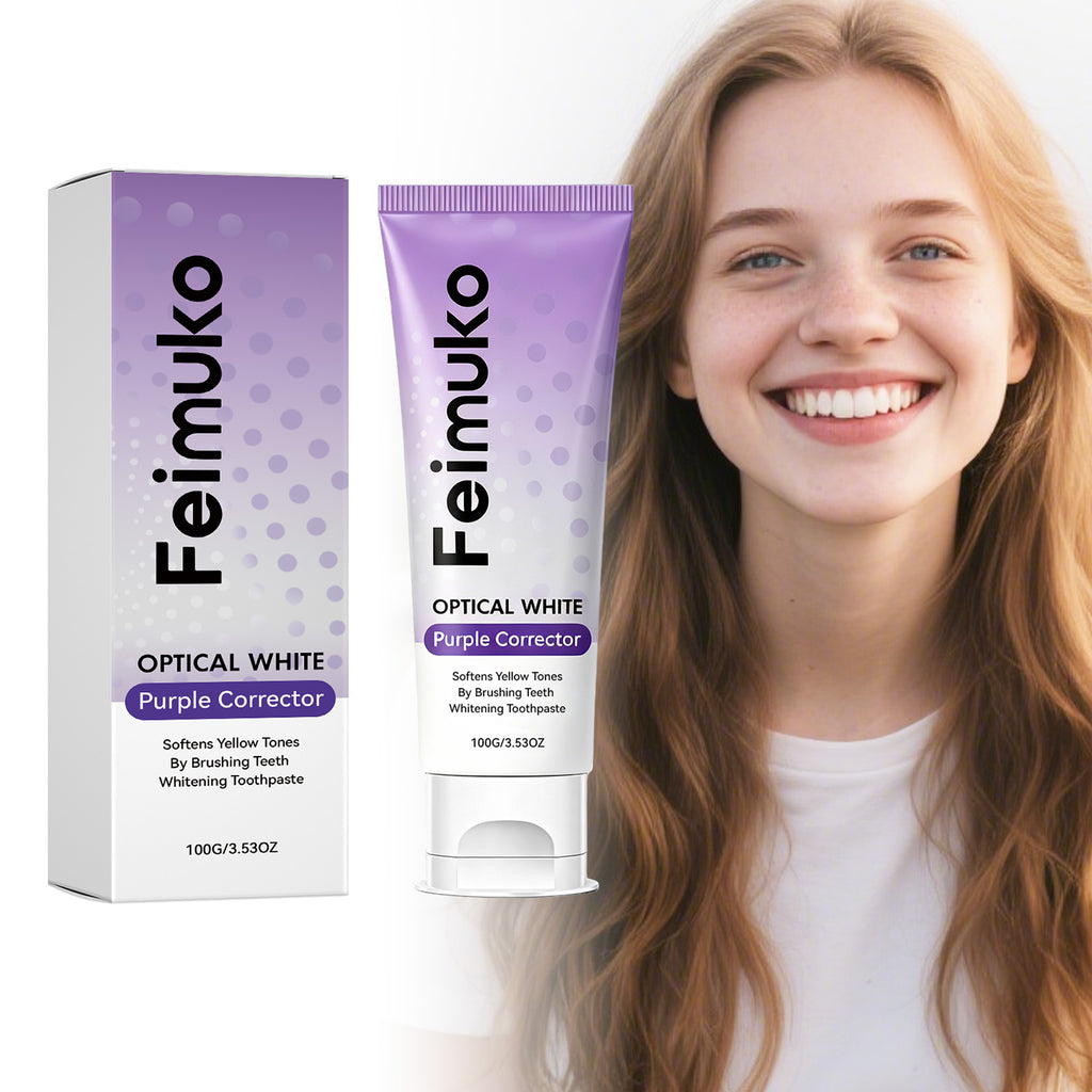 Dentifrice pourpre blanchissant