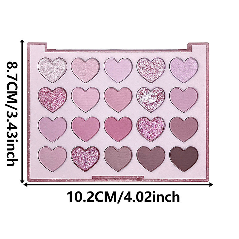Palette à paupières de 20 couleurs Matte et Shimmer