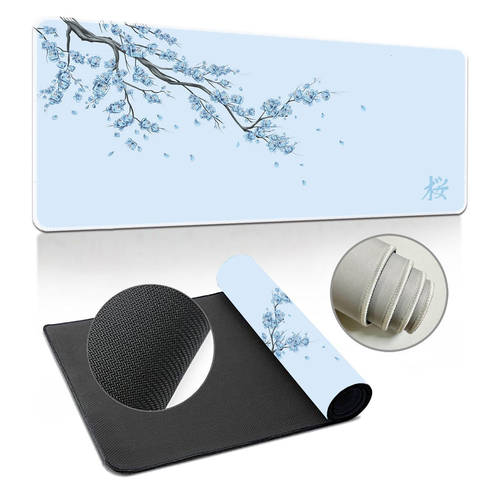 Cerise Blossom Ink-Wash Extra-Large Extra-Thick Mouse Pad