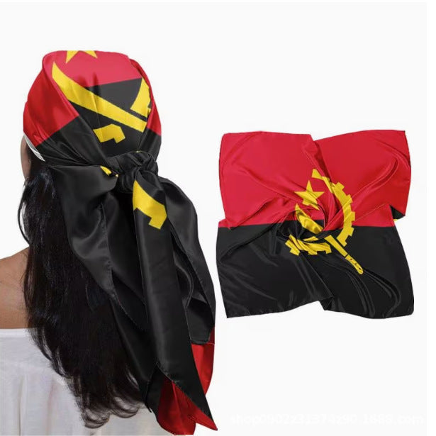Enveloppe de tête de bandeau d'écharpe carrée polyvalente