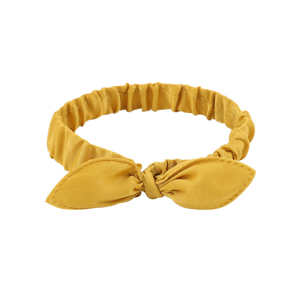 Bande de tête satinée avec cheveux latéraux larges et bande de tête