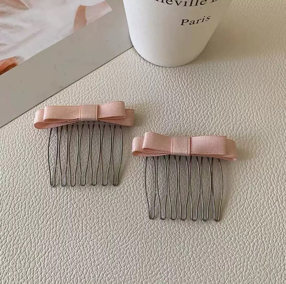 Comb simple cheveux Bow non-dérapant et polyvalent accessoires de cheveux
