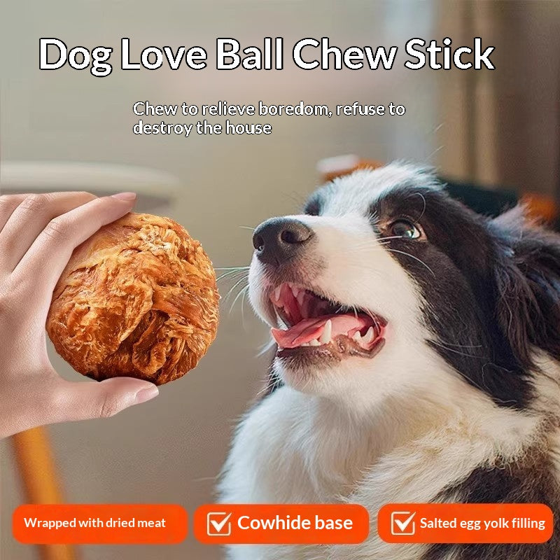 Dog Treats Love Balls Chewing Sticks
