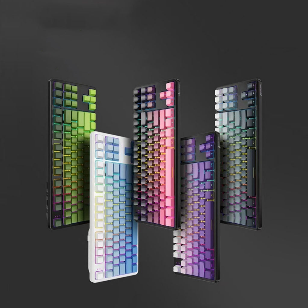 Clavier mécanique filaire de correspondance couleur punk