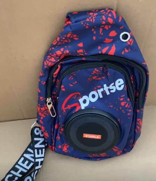 Haut-parleur Bluetooth monobloc Sac multifonctionnel pour le corps multicolore