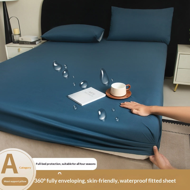 Brushed Imperméable Fitted Sheet Couverture de protection adaptée à la peau
