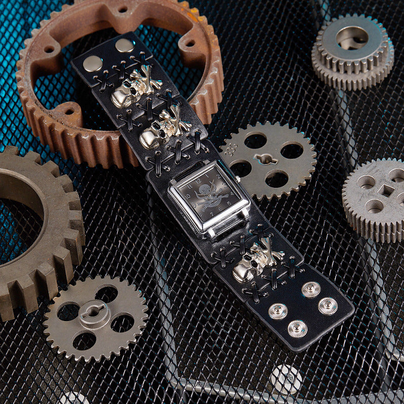 Factory Punk Scorpion Ghost Head Bracelet Belt