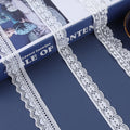 Dentelle élastique Brocade Ammonia Blanc Accessoires de Vêtements