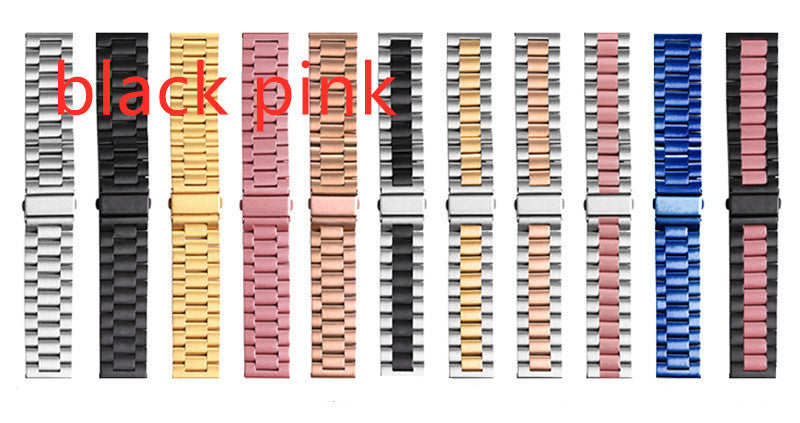 Montres en acier inoxydable Bracelet en métal à trois perles