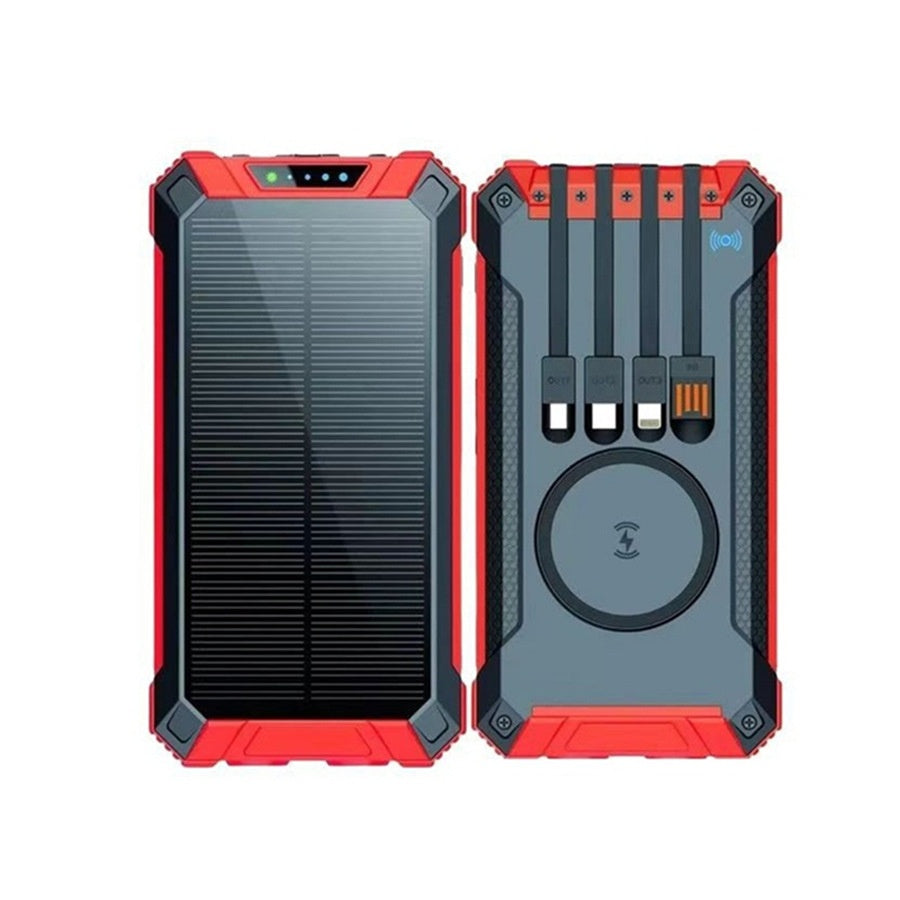 Outdoor Solar Wireless High-Capacity Power Bank