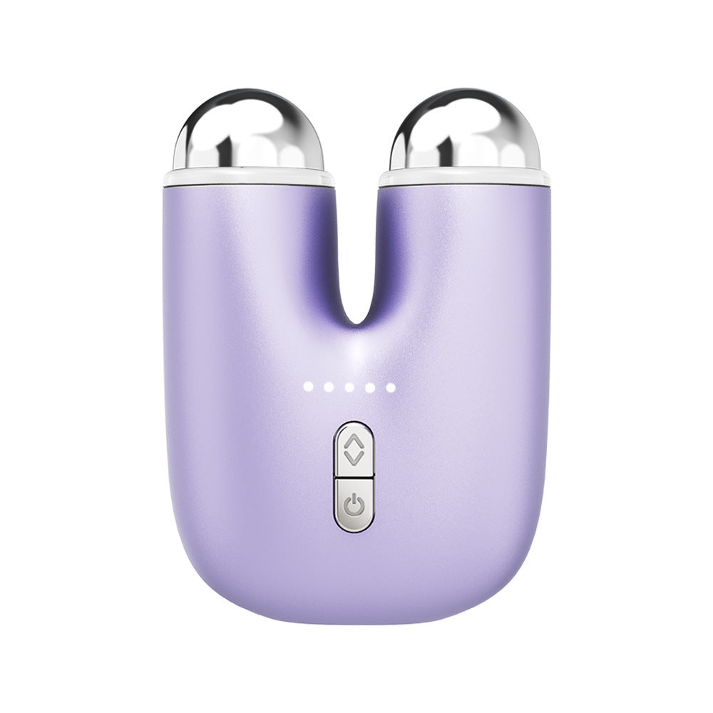 Massager couleur-légère Vibration V-face de dispositif à compression chaude