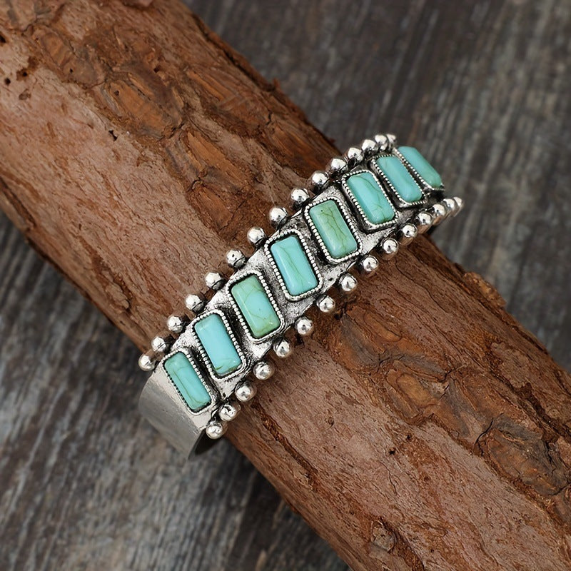 Bracelet Vintage naturel turquoise pour femmes