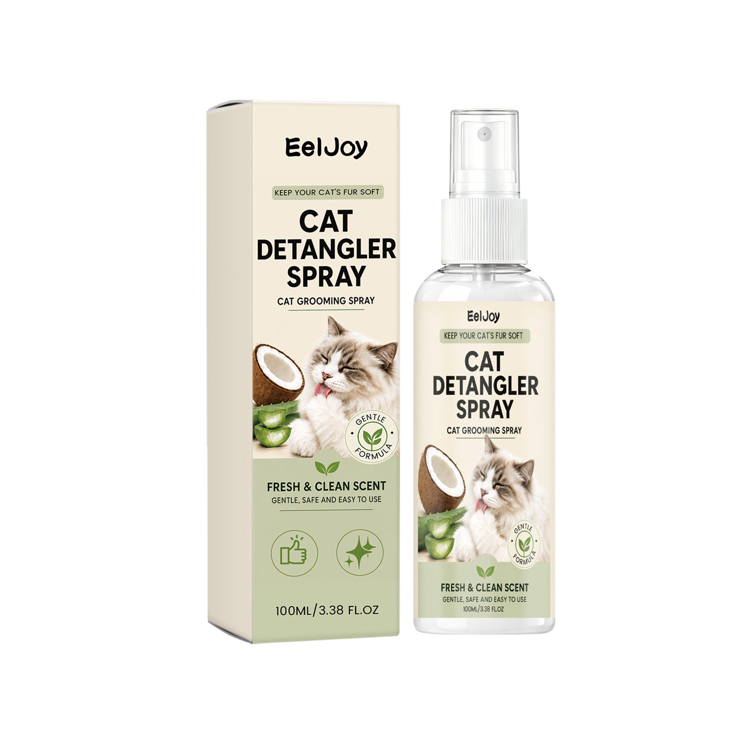Vaporisateur pour démêlant de chat