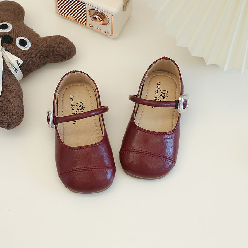 Mode Personnalité Française Fille Vintage Mary Jane Chaussures