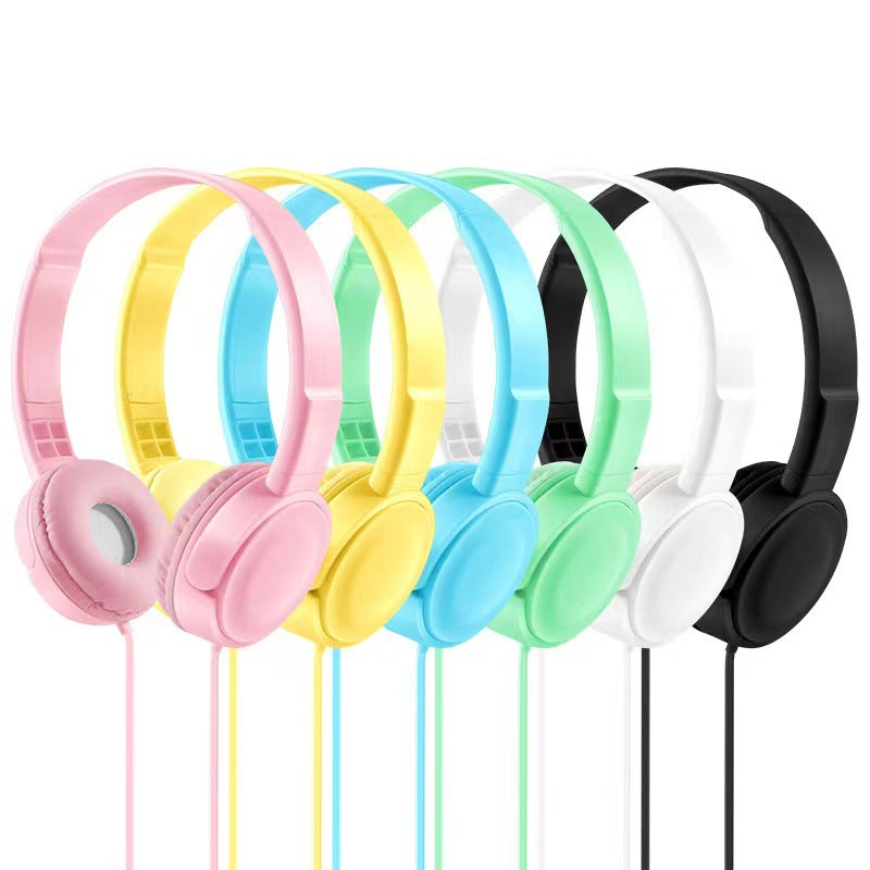 Casque filaire à tête en Macaron avec microphone