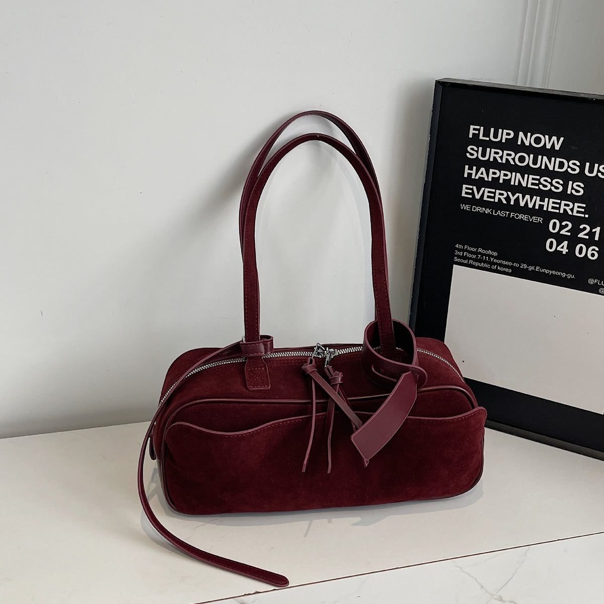 Women's Simple Bowling Shoulder Bag