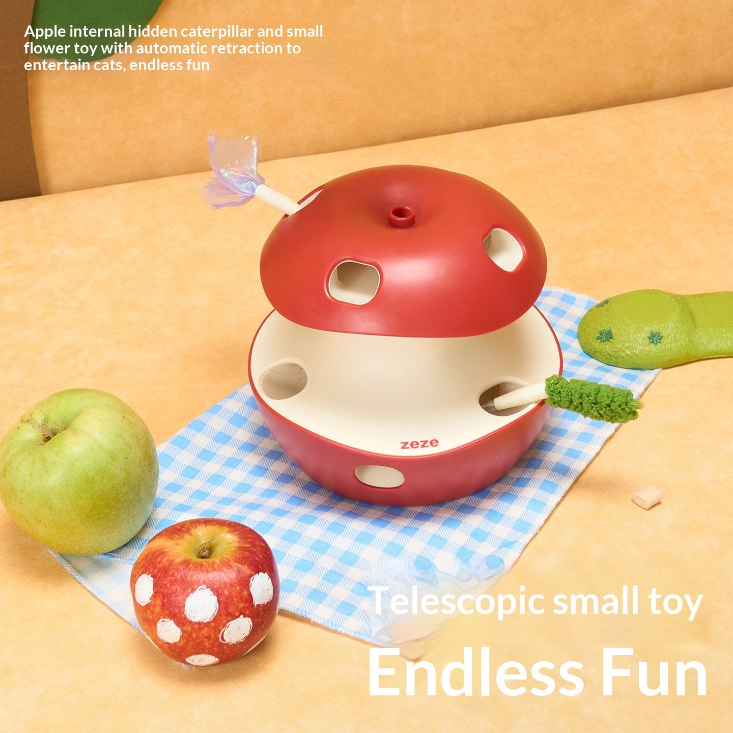 Jouet chat électrique Self-amusant Boredom-buster Smart Rotating Platform Automatic Cat Teaser