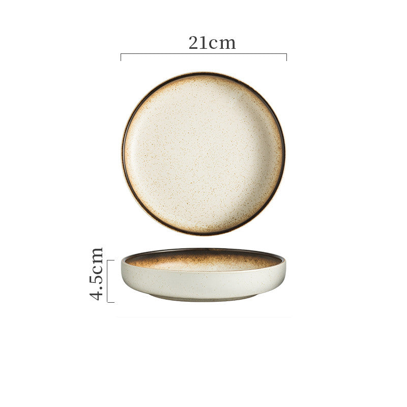 Plaques céramiques japonaises Sushi Dish Tableware Plateau Couverts