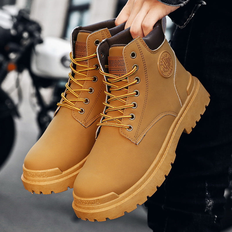 Hommes Versatile Haut de gamme Bottes de travail épaisses