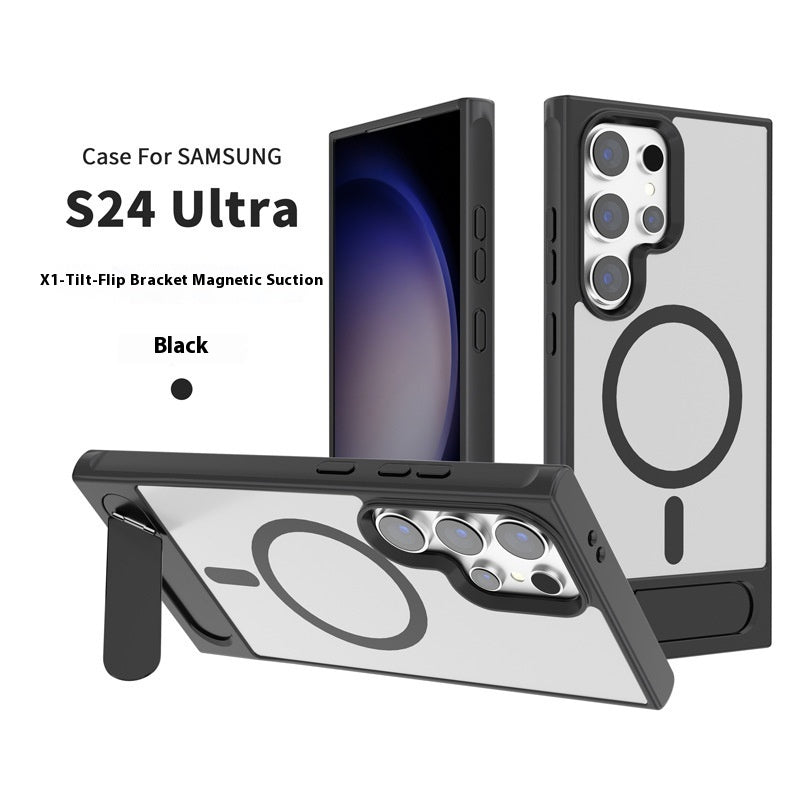 Coque de téléphone magnétique de bouclier platine