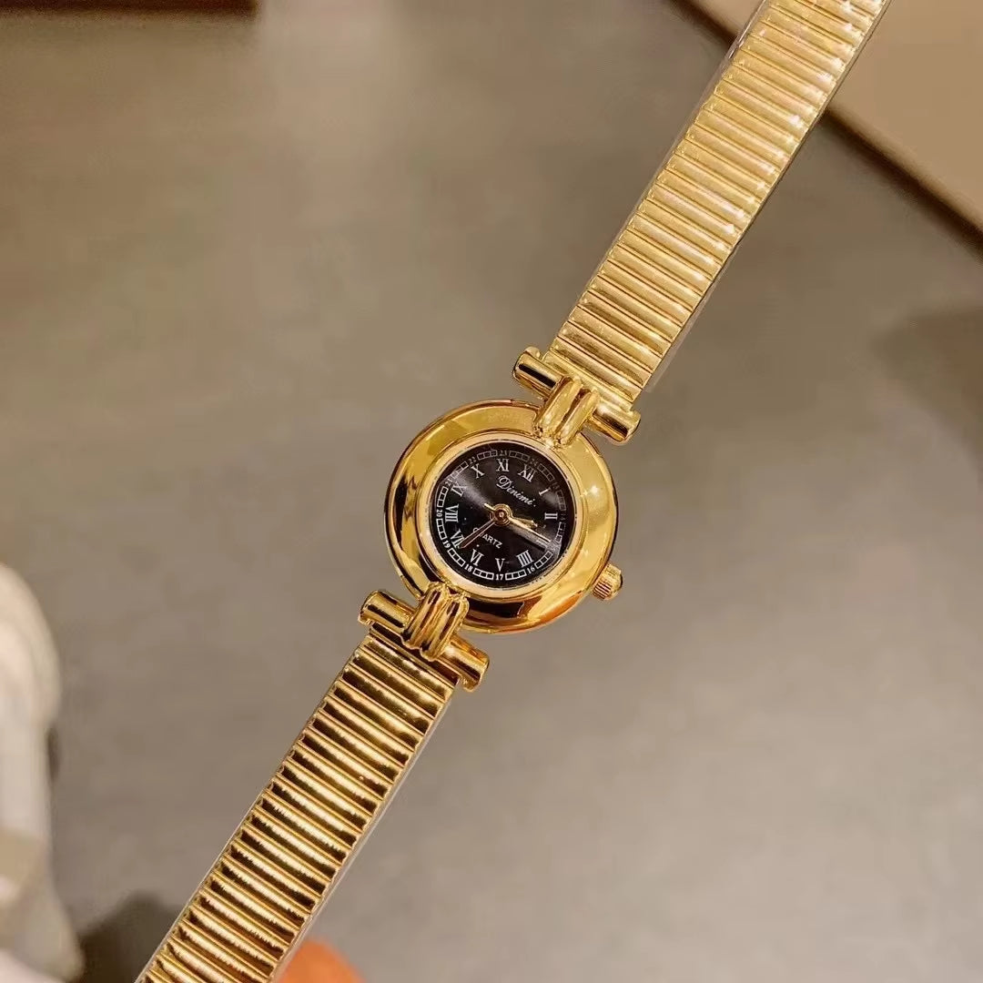 Fashionable Tendance Quartz Montre Rétro Lampe Luxueuse Montre Femme