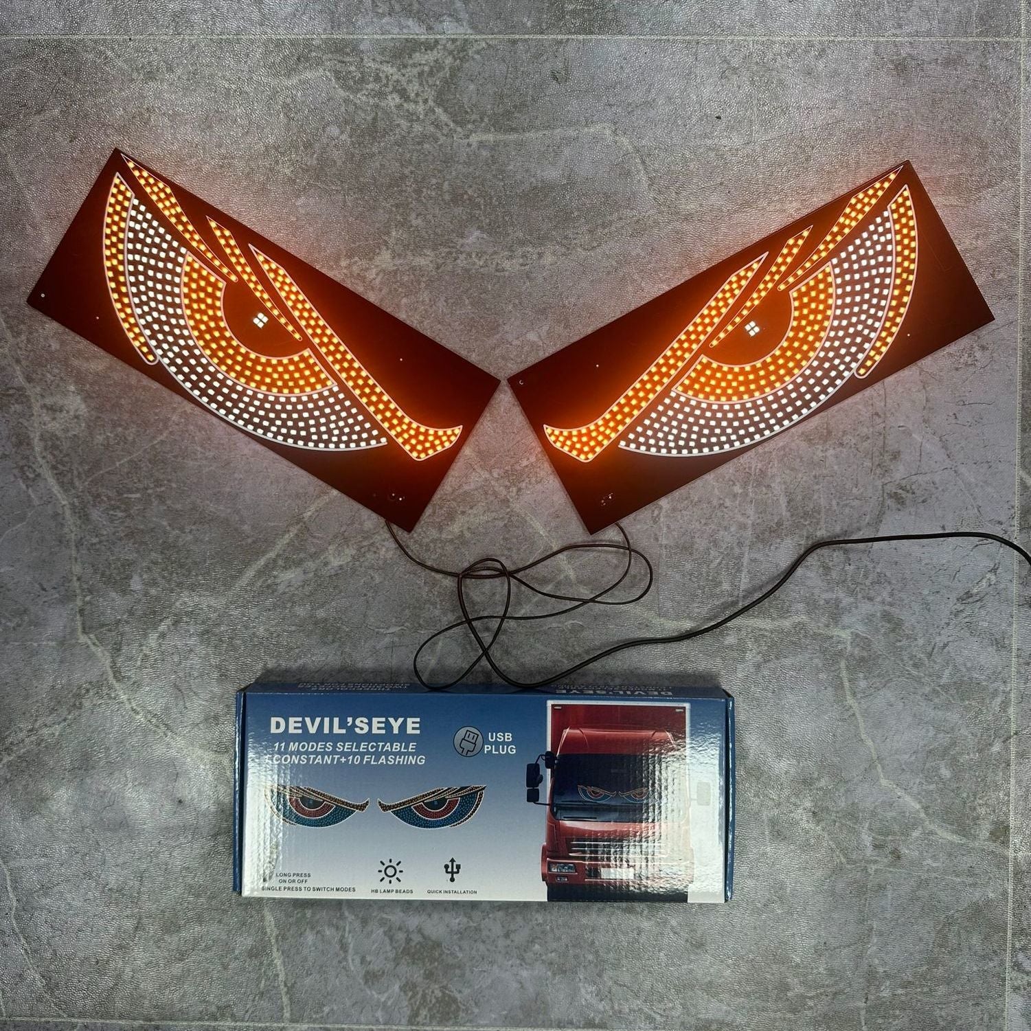 Étiquette de lumière de voiture dynamique affichage LED