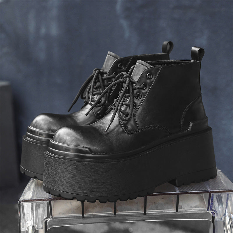 Chaussures vintage chunky style britannique pour hommes