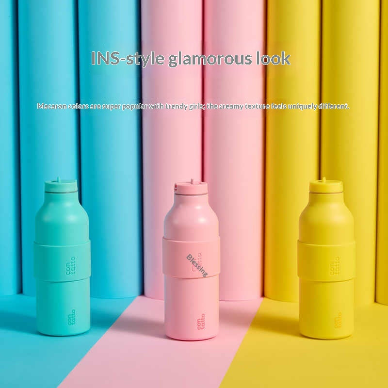 Mug de sport en acier inoxydable fille