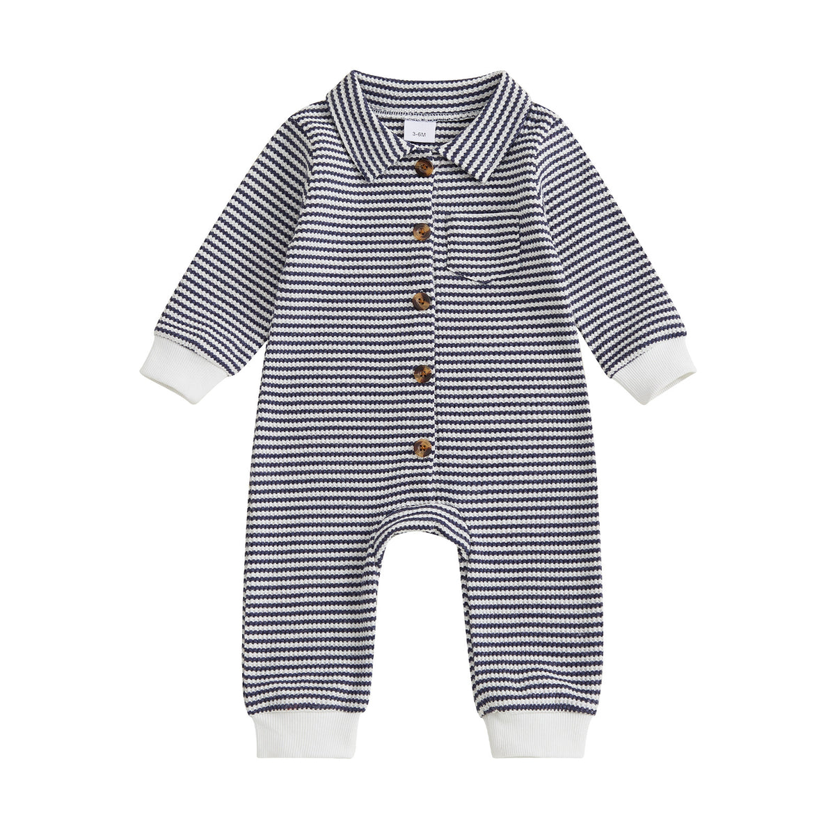 Maillot de saut avant de bébé Ouvert Manches longues tricotées à tête unique