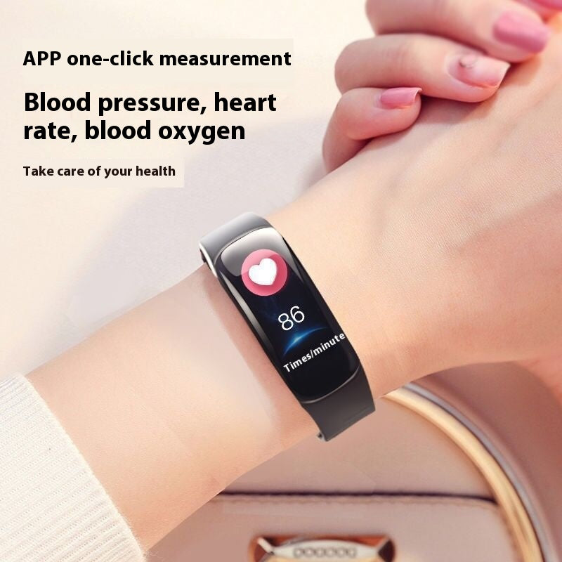 C1 Pression artérielle Fréquence cardiaque Étanche Écran de couleur Bluetooth Pedometer Sports Watch