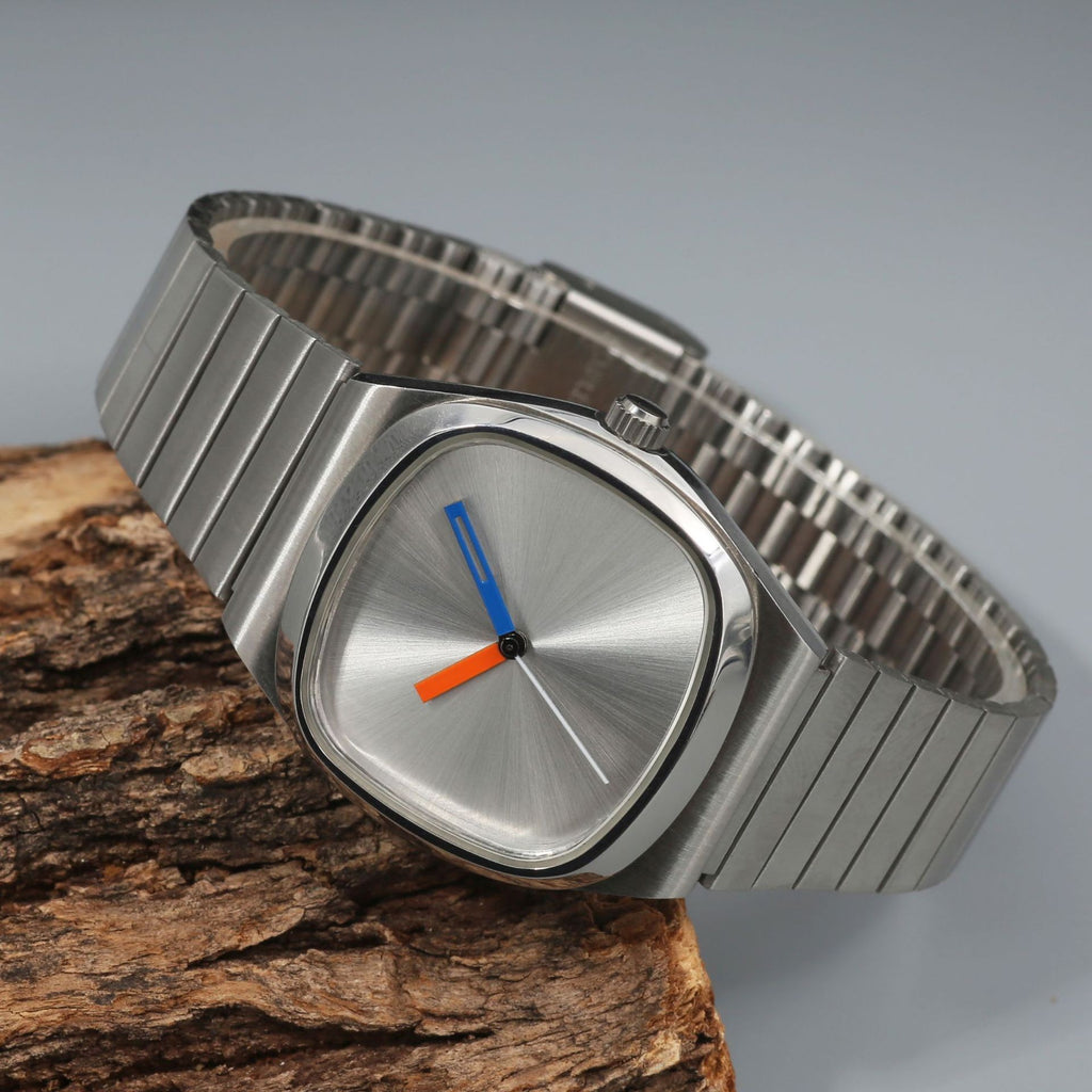 Montre unisexe sans logo, minimaliste pour les jeunes hommes et les femmes