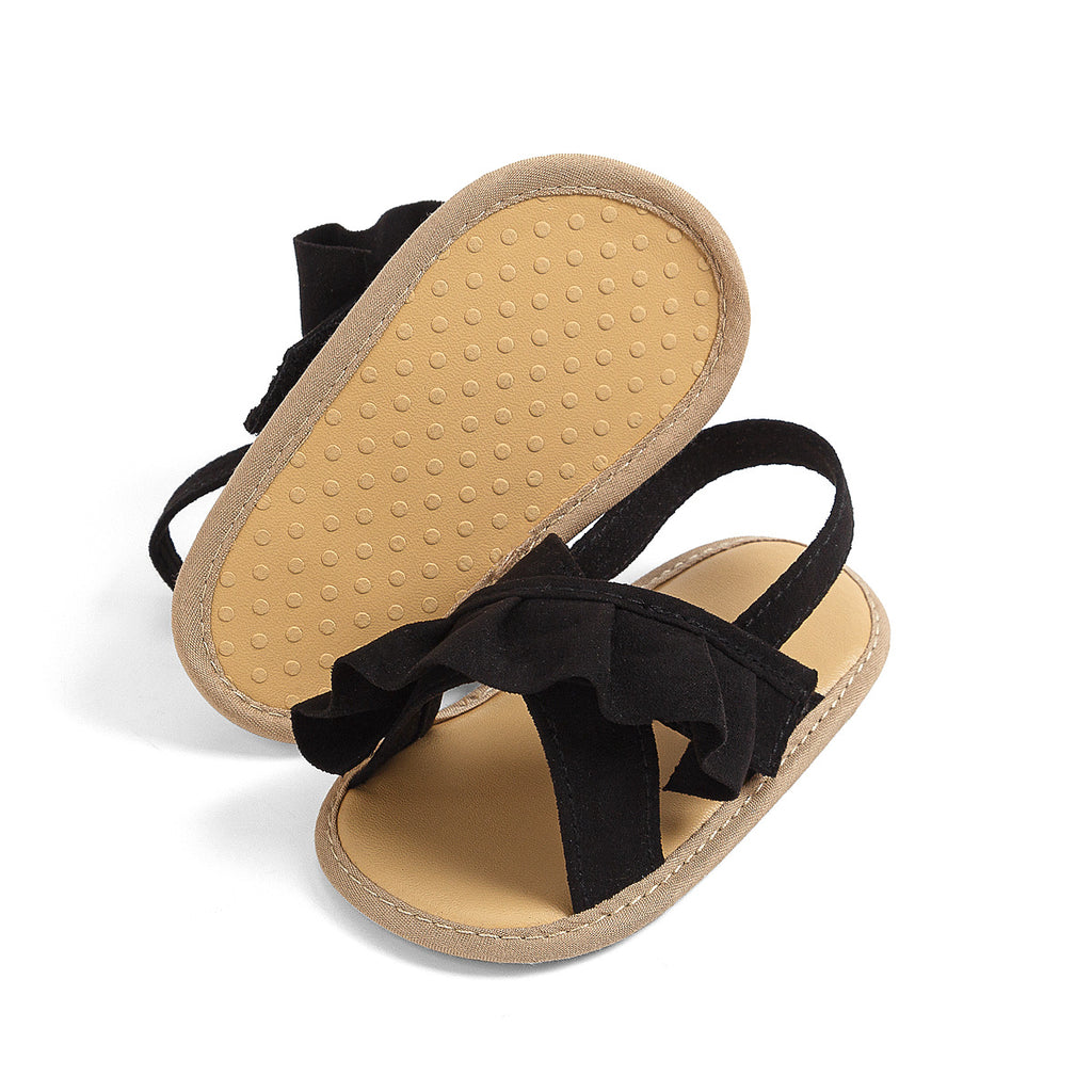 Printemps et été bébé fille tout-petit Chaussures Soft Bottom Lace
