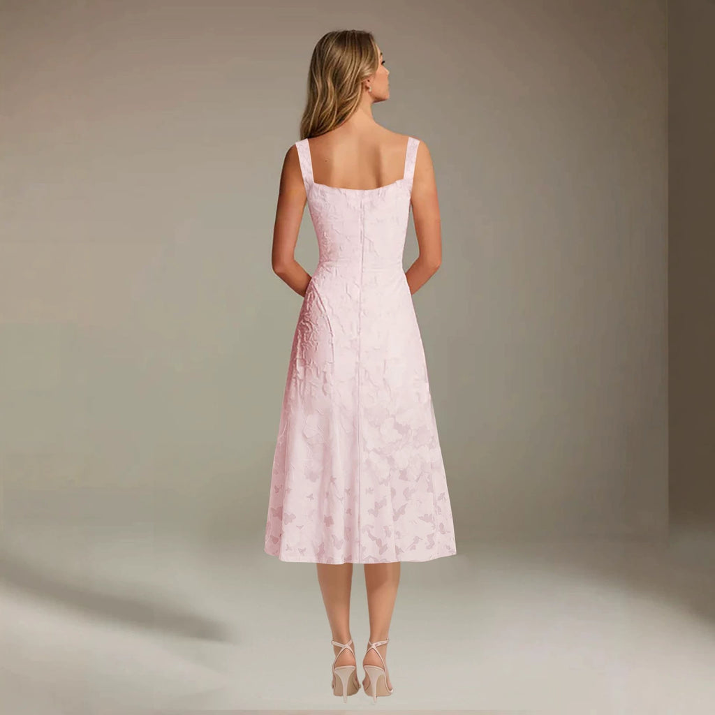 Robe de cocktail spaghetti-strap