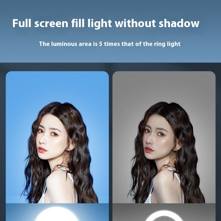 Maquillage de bureau Remplir lumière ronde plein écran lampe douce