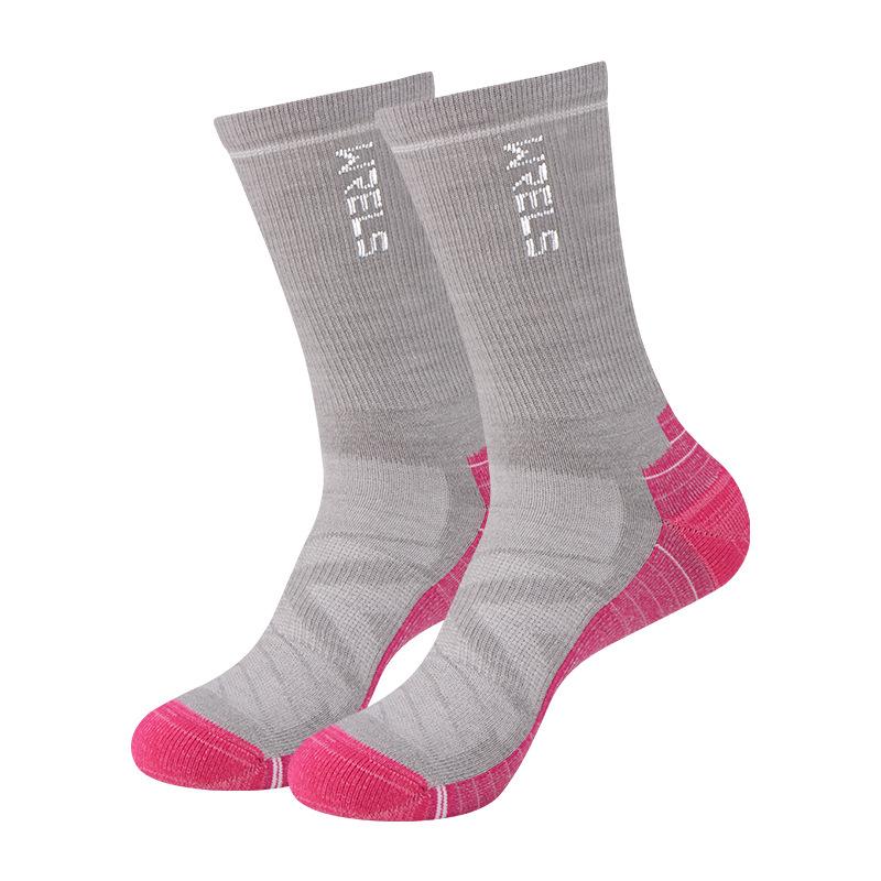 Chaussettes chaudes hautes et épaisses femmes Randonnée et chaussettes de sport