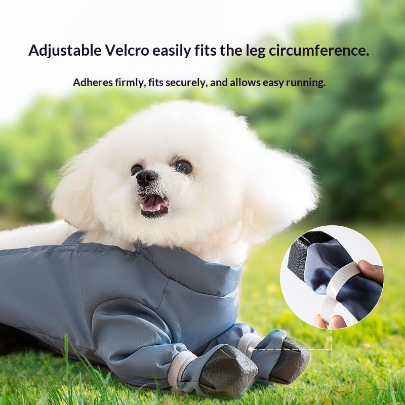 Pantalon plein corps simple et polyvalent avec un bavoir intégré pour usage extérieur étanche, stain-re