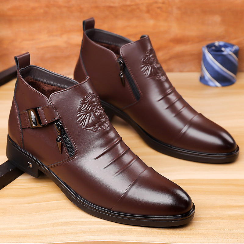 Bottes de cheville Trendy Retro avec chaînes latérales