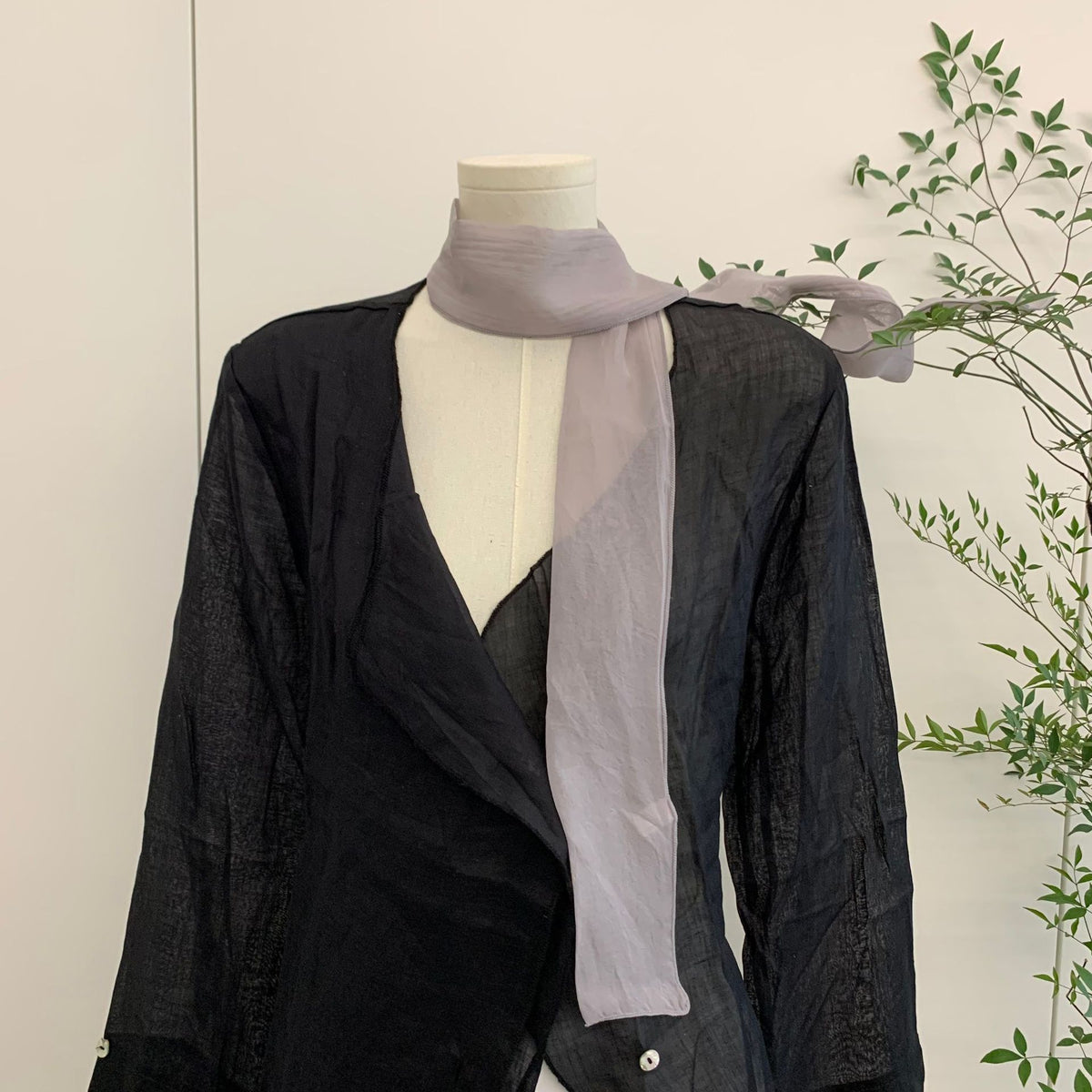 PrintempsSummer Écharpe courte en soie pour les femmes