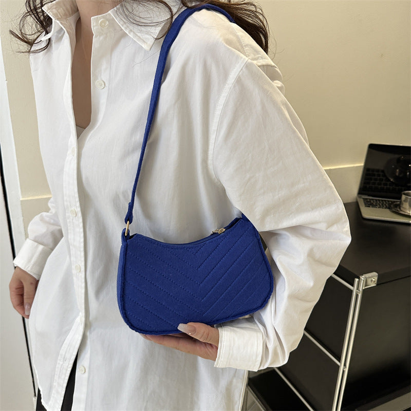 Sac à bandoulière en feutre pour femmes
